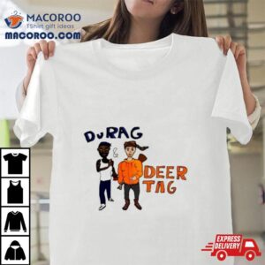 Durag And Deertag Cartoon Tshirt