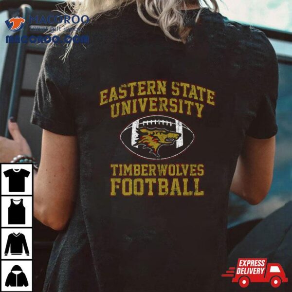 Eastern State University Timberwolves Football Shirt