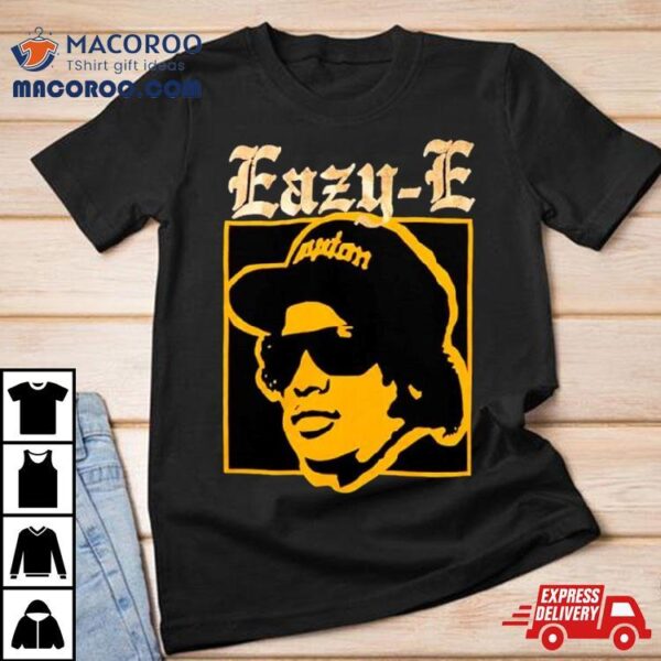 Eazy E Gold Foil Logo Shirt