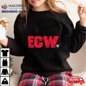 Ecw Ripple Junction Retro Graphic Tshirt