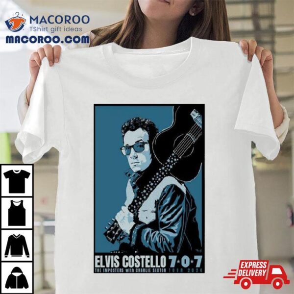 Elvis Costello Tour 2024 Poster Shirt