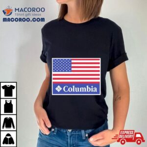 Eric Bates Columbia Usa Flag Shirt