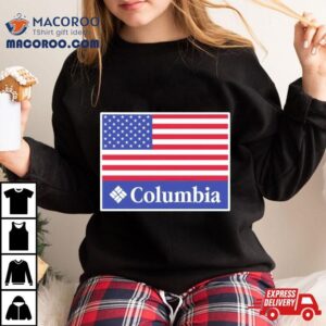 Eric Bates Columbia Usa Flag Tshirt