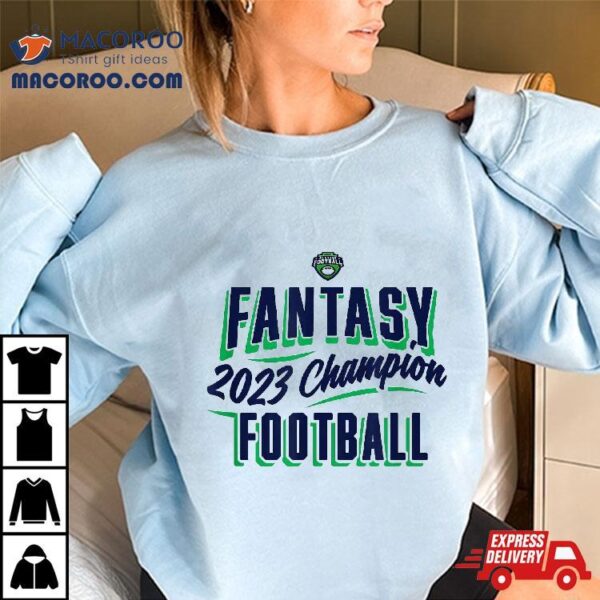 Espn Fantasy Football 2023 Champion Big Wave Chest Logo Shirt