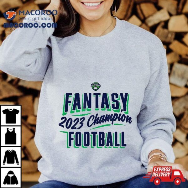 Espn Fantasy Football 2023 Champion Big Wave Chest Logo Shirt