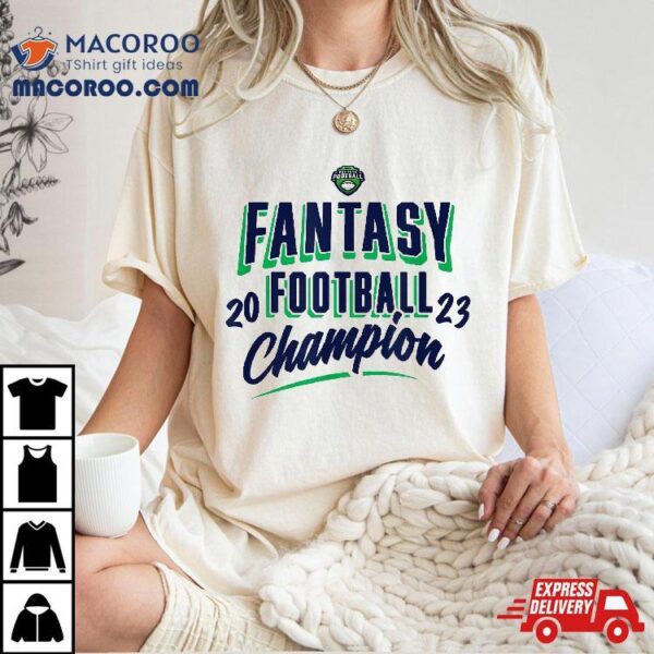 Espn Fantasy Football 2023 Champion Big Wave Chest Logo V2 Shirt