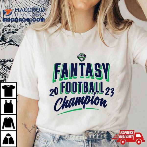 Espn Fantasy Football 2023 Champion Big Wave Chest Logo V2 Shirt