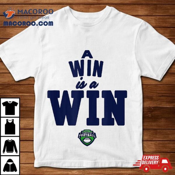 Espn Fantasy Football A Win Is Big Chest Logo V2 Shirt