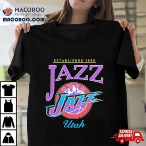 Established 1980 Jazz Nba Utah Jazz Basketball Shirt