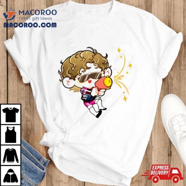 Evan Golden Confetti Chibi Shirt