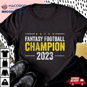 Fantasy Football Champion Champ Winner Tshirt