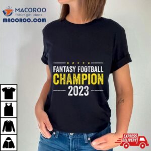 Fantasy Football Champion Champ Winner Tshirt