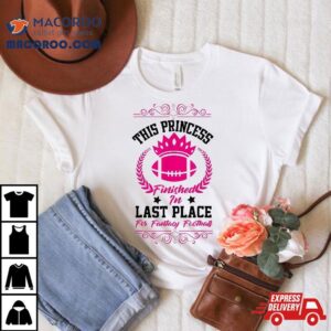 Fantasy Football Princess Funny Draft Party Loser Gif Tshirt