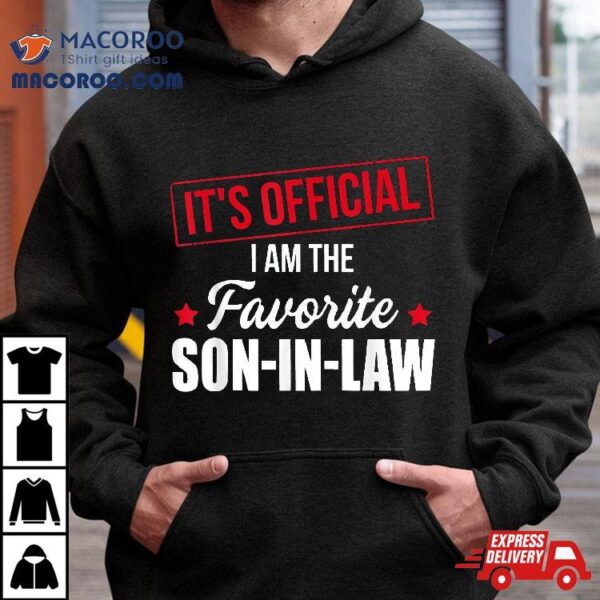 Favorite Son-in-law From Mother-in-law Or Father-in-law Shirt