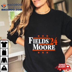 Fields Amp Moore Rsquo Chicago Football Legends Political Campaign Parody Tshirt