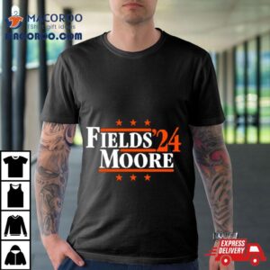 Fields Amp Moore Rsquo Chicago Football Legends Political Campaign Parody Tshirt