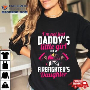 Firefighter Daughter Design For Kids Toddler Tshirt