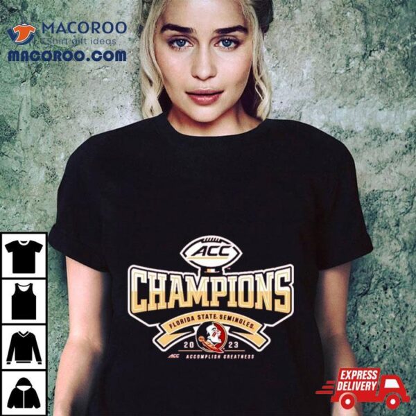 Florida State 2023 Acc Football Champions Locker Room Shirt