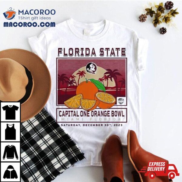 Florida State Seminoles 2023 Orange Bowl Fierce Competitor T Shirt