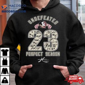 Florida State Seminoles Undefeated 2023 Perfect Season Go Noles Signatures Shirt