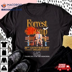 Forrest Gump Th Anniversary Tom Hanks Signature Tshirt