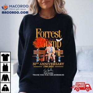 Forrest Gump Th Anniversary Tom Hanks Signature Tshirt