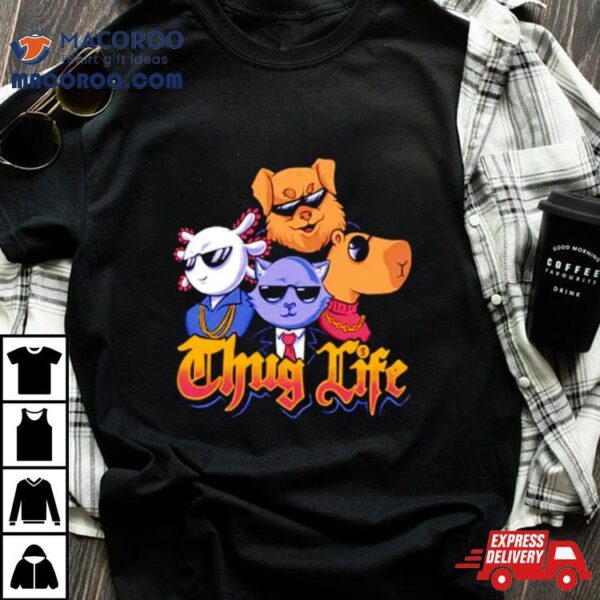 Four Boss Cool Animals Shirt