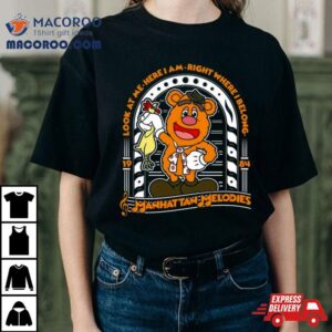 Fozzie Bear Muppets Manhattan Melodies Tshirt