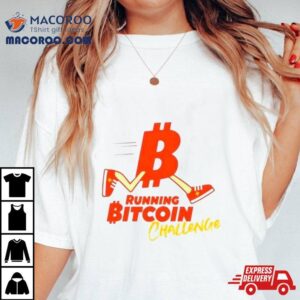 Fran Finney Running Bitcoin Challenge T Shirt