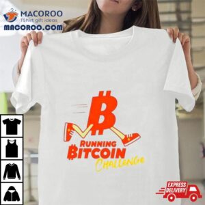 Fran Finney Running Bitcoin Challenge T Shirt