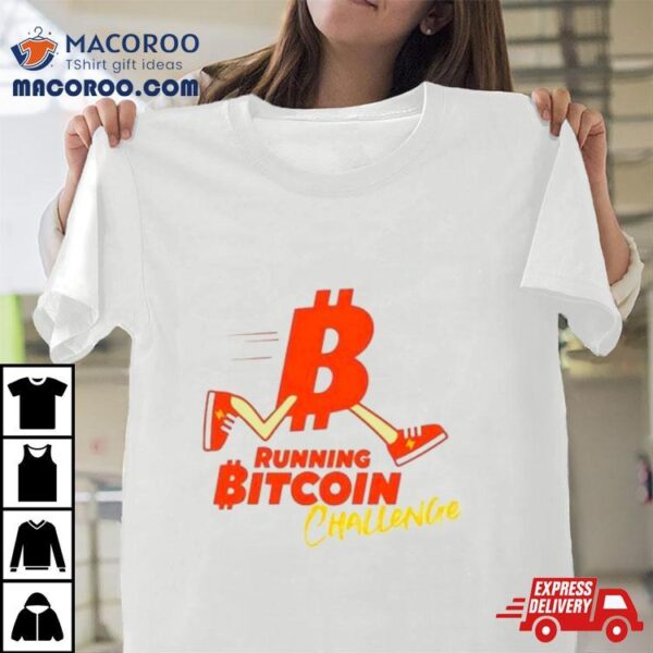 Fran Finney Running Bitcoin Challenge T Shirt