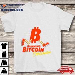 Fran Finney Running Bitcoin Challenge Tshirt