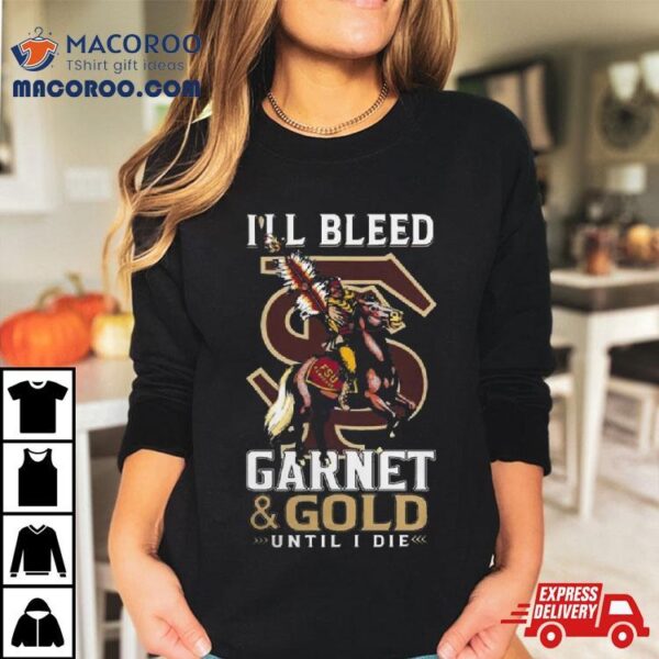 Fsu 2023 Capital One Orange Bowl December 30 I’ll Bleed Garnet And Gold Until I Die T Shirt