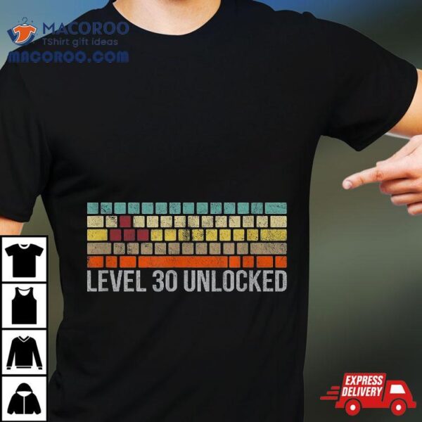 Funny 30th Birthday Gift For A Pc Gamer Shirt