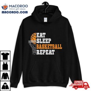 Funny Eat Sleep Basketball Repeat Player Tshirt