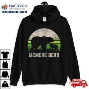 Funny Grandma From Grandson Granddaughter Memere Bear Tshirt