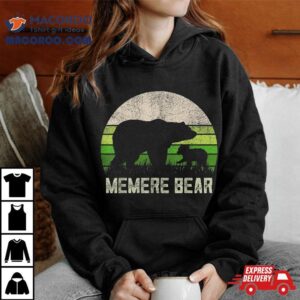 Funny Grandma From Grandson Granddaughter Memere Bear Tshirt