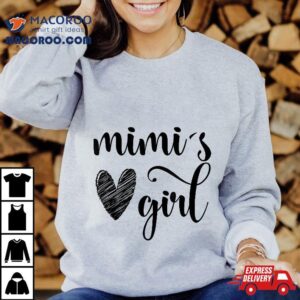 Funny Matching Mimi Girl For Grandma Whit Mother S Day Tshirt