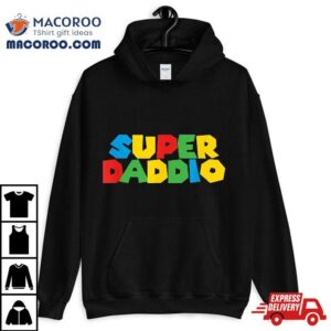 Gamer Daddio Funny Super Dad Fathers From Wife Amp Kids Tshirt