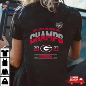 Georgia Bulldogs Football 2023 Orange Bowl Champions Shirt