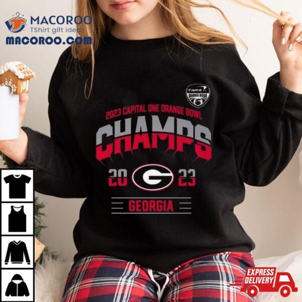 Georgia Bulldogs Football 2023 Orange Bowl Champions Shirt