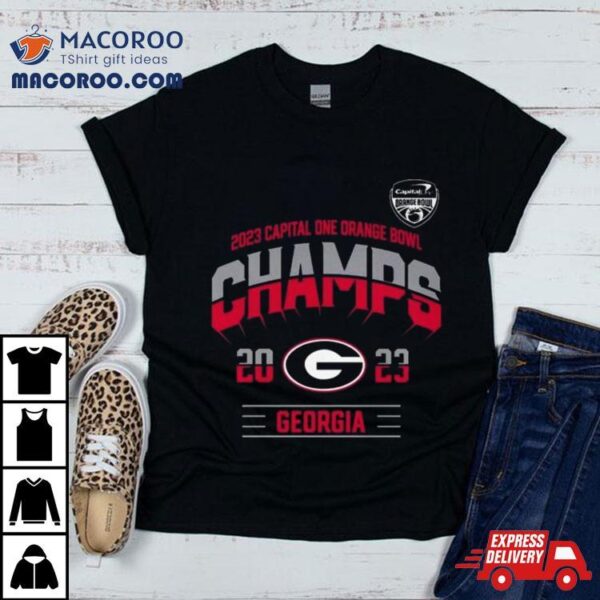 Georgia Bulldogs Football 2023 Orange Bowl Champions Shirt