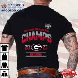 Georgia Bulldogs Football Orange Bowl Champions Tshirt