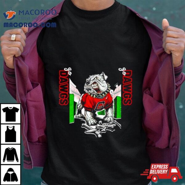 Georgia Bulldogs Go Dawgs Mascot Shirt