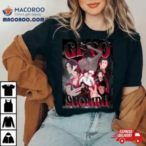 Geto Suguru Collage Design Jujutsu Kaisen Tshirt