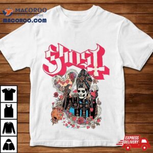 Ghost Logo Hearts Papa Valentine S Day Tshirt