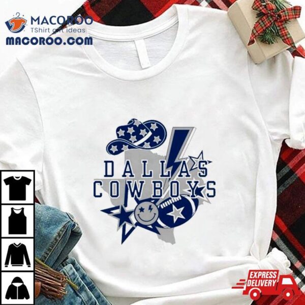 Glorious Dallas Cowboys Star Lighting Hat Football Shirt