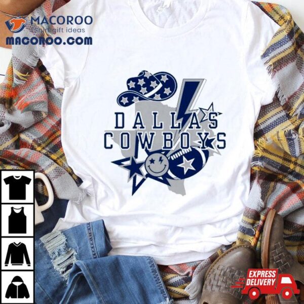 Glorious Dallas Cowboys Star Lighting Hat Football Shirt