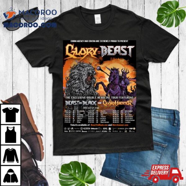 Glory And The Beast Tour 2024 T Shirt