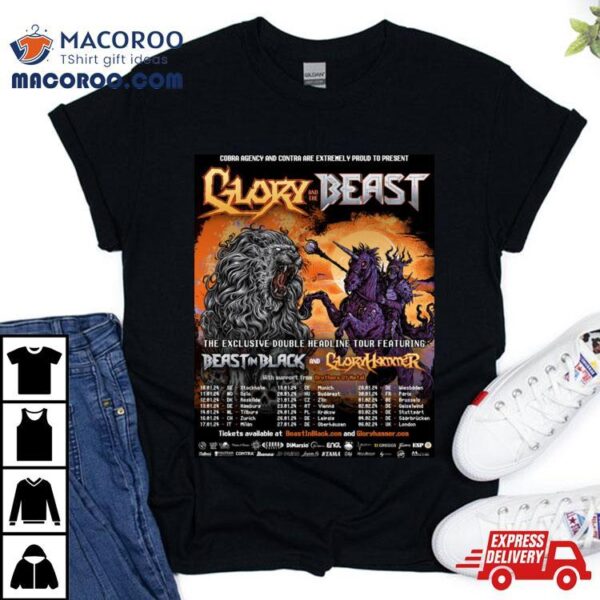 Glory And The Beast Tour 2024 T Shirt